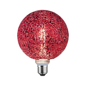 Źródło LED G125 Mosaic 5W 470lm Czerwony Ściemnialne E27 2700K 230V